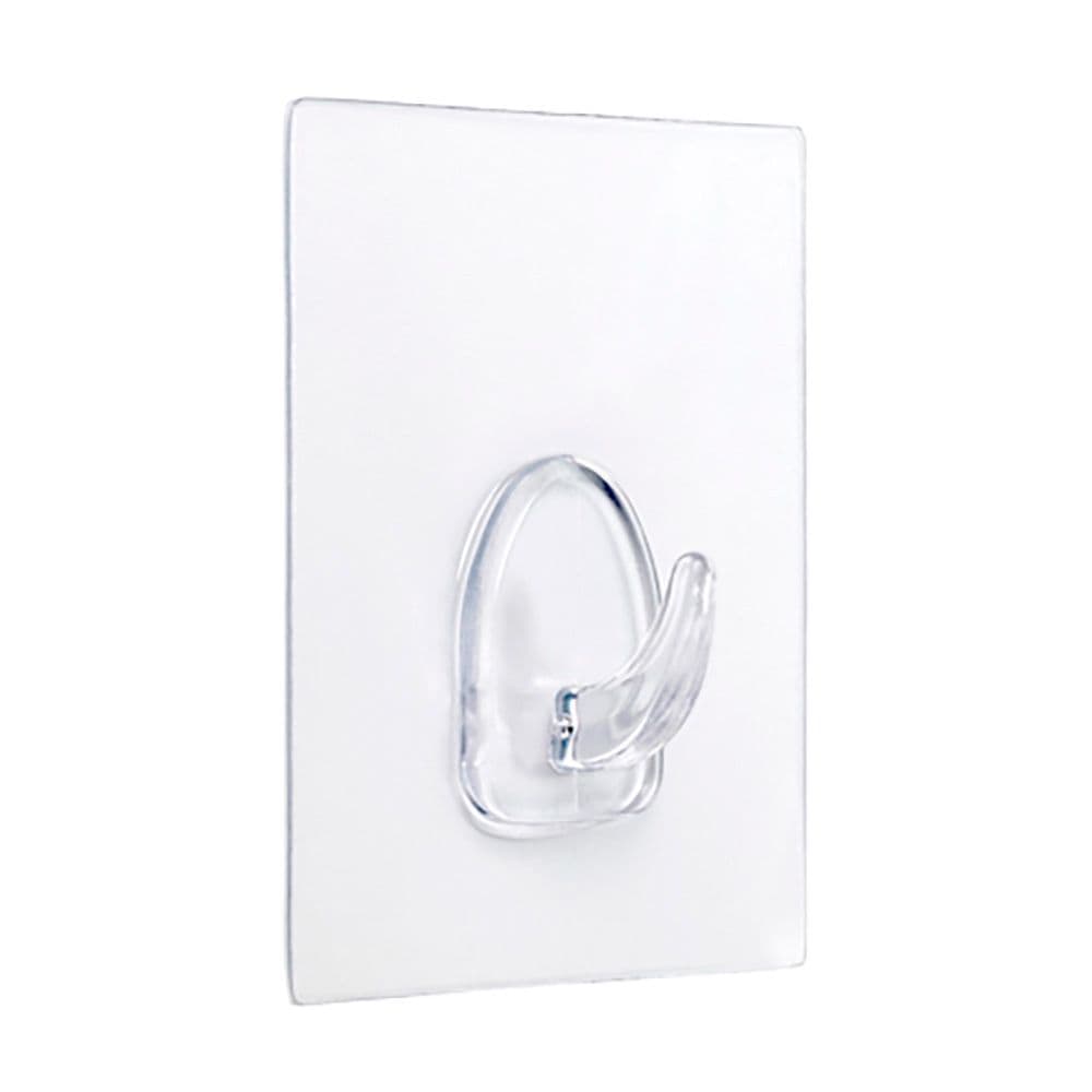 COLGADOR ADHERENTE REUTILIZABLE 80x62mm TRANSPARENTE 1291-0-000 (BLISTER) INOFIX
