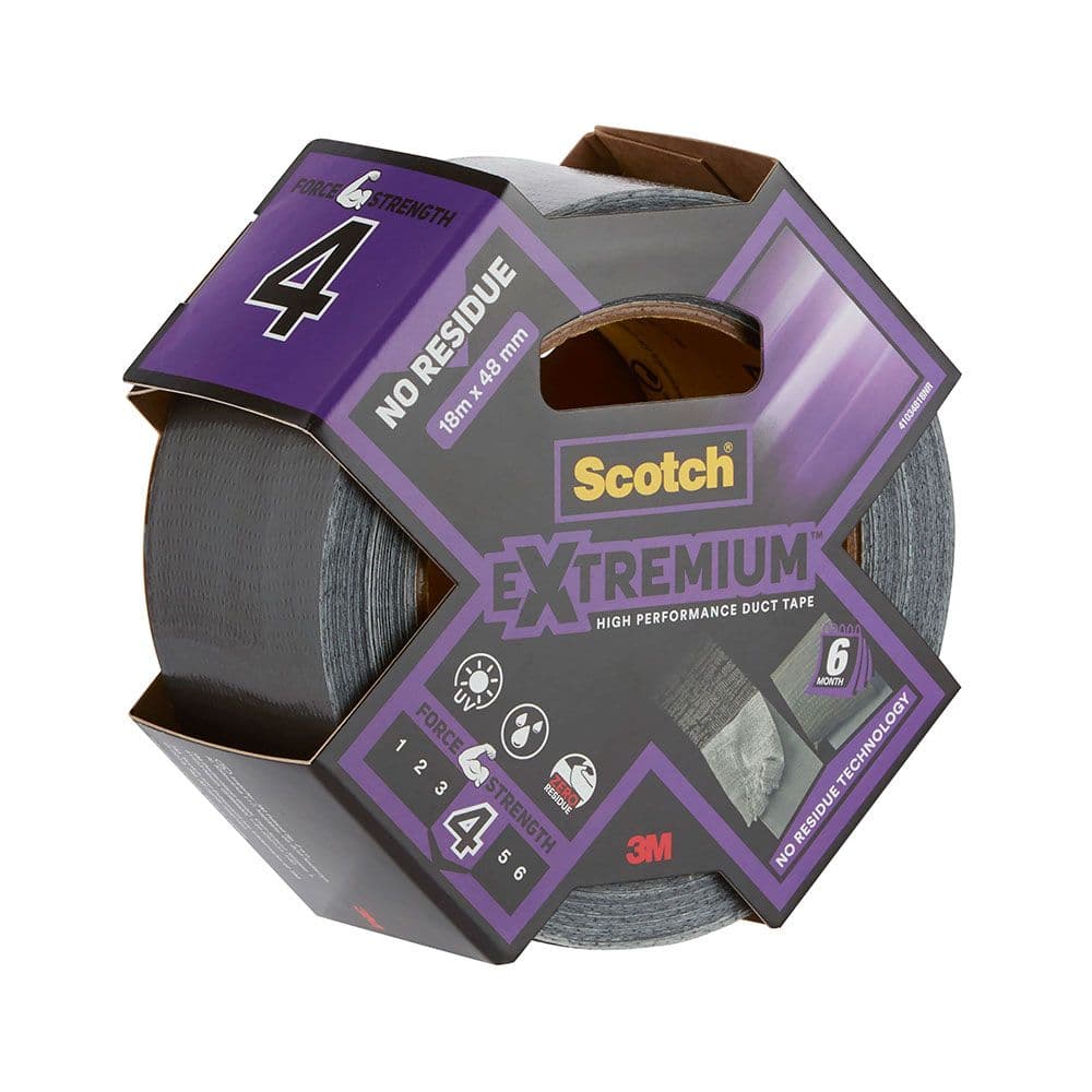 CINTA AMERICANA EXTREMIUM 4 SIN RESIDUOS, 48 mm x 18 m