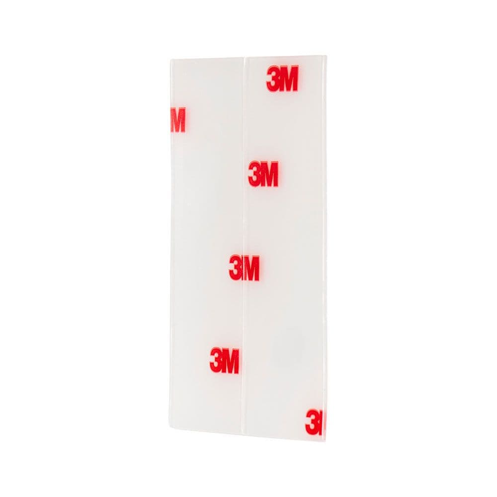 TIRA ADHESIVA DOBLE CARA TRANSPARENTE, MÁX 4 Kg, 25 mm x 76 mm, 8 uds