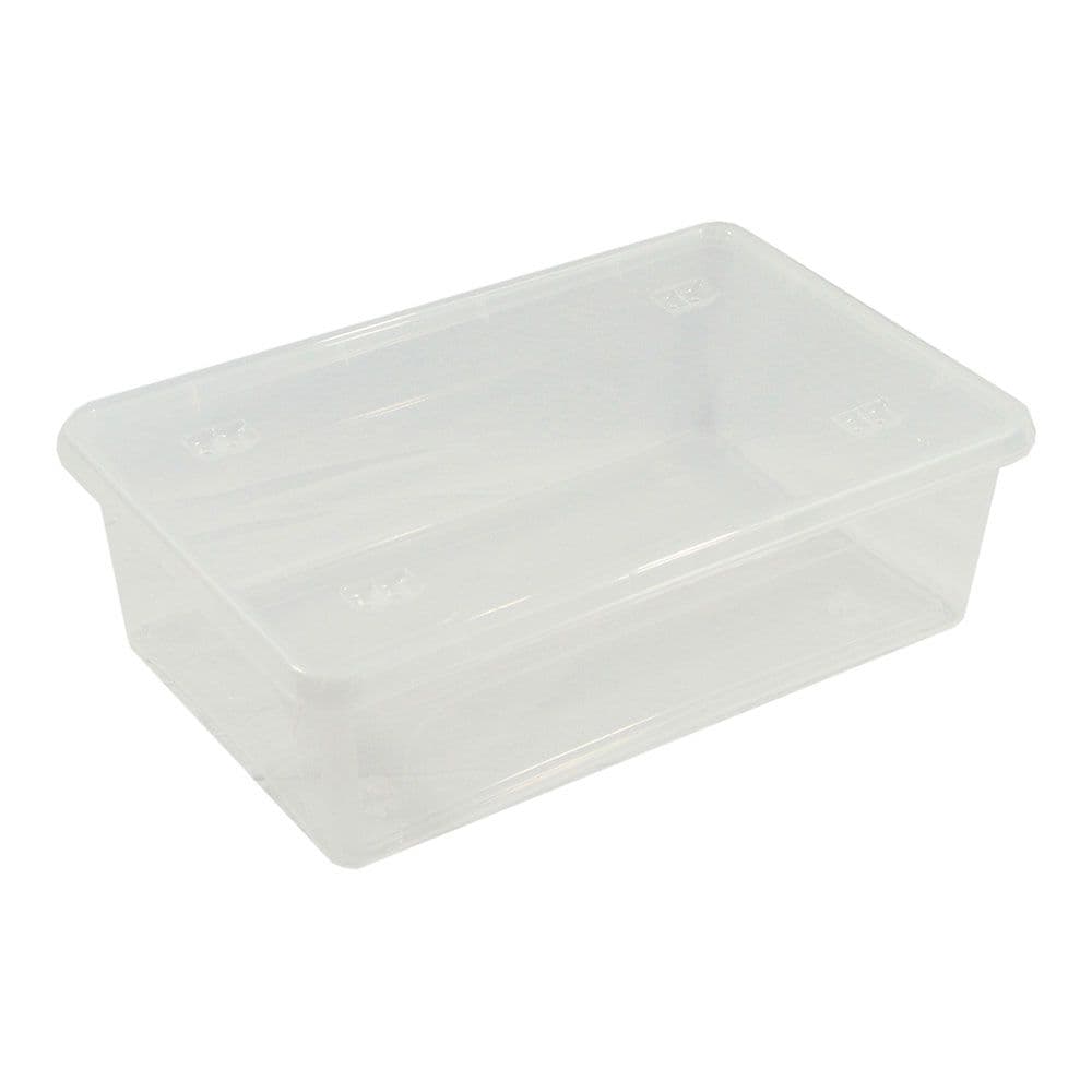 CAJA TRANSPARENTE MULTIUSOS CON TAPA 29 l - 58,5 x 39 x 17 cm