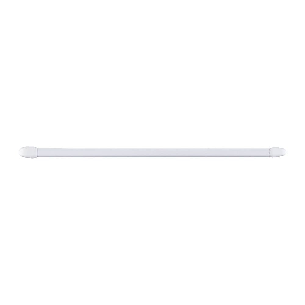PORTAVISILLO EXTENSIBLE PLANO BLANCO, Ø1,1 x 80 - 145 cm, 2 uds