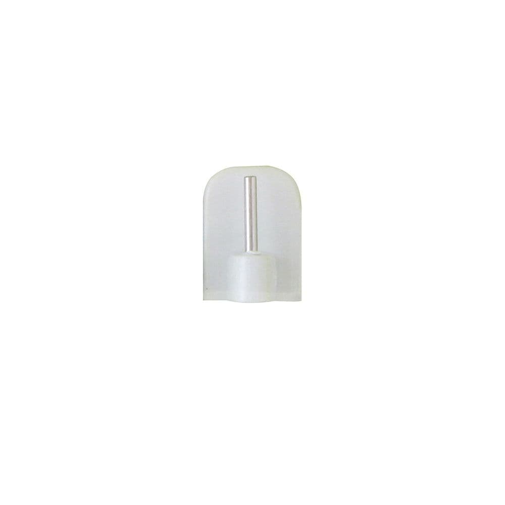 SOPORTE ADHESIVO PORTAVISILLO BLANCO, 4 uds