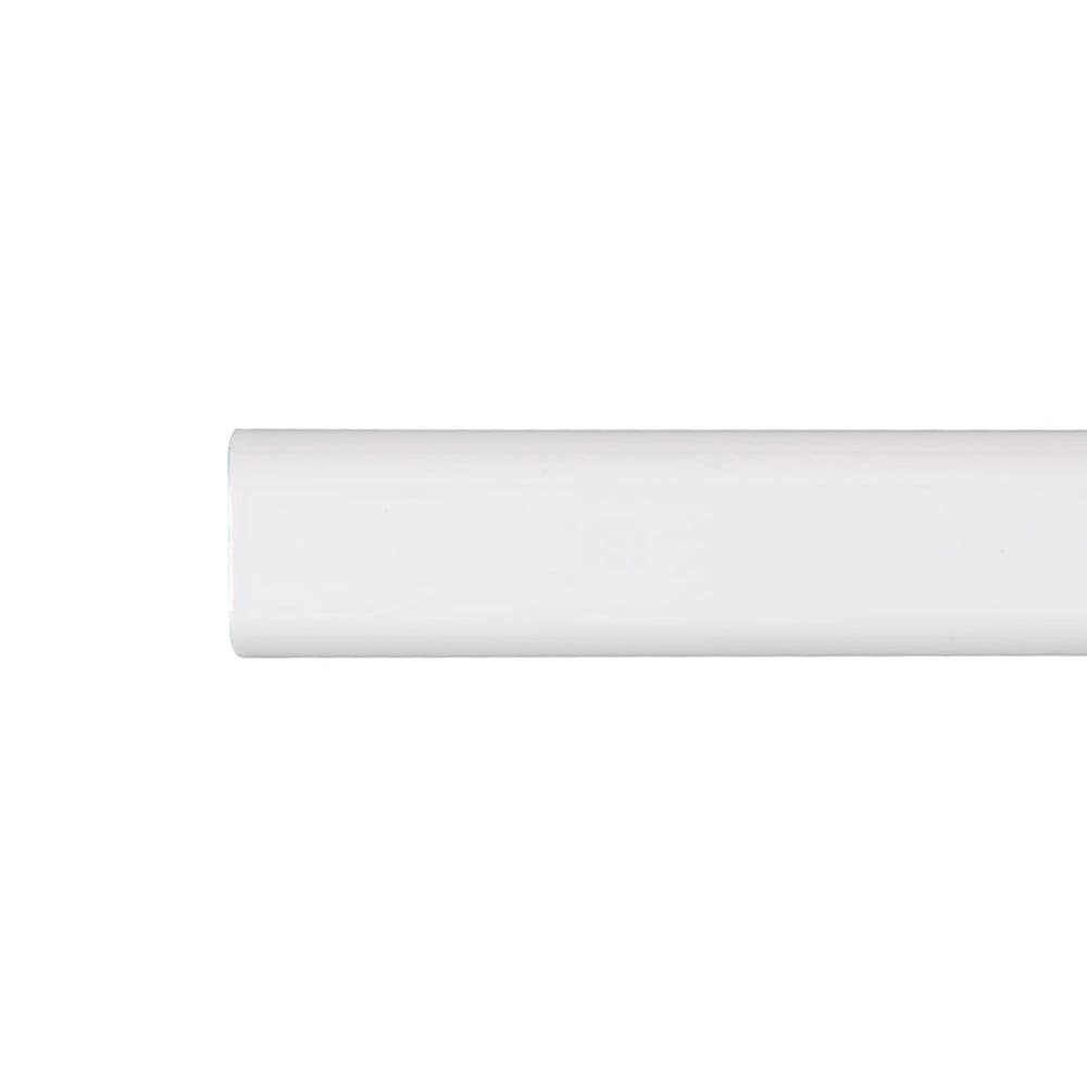 BARRA ARMARIO OVALADA METAL BLANCO 100CM CINTACOR - STORPLANET