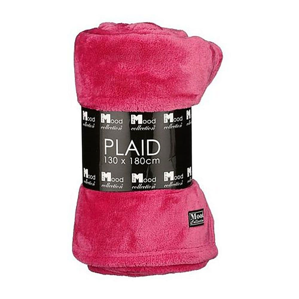 MANTA POLAR SUAVE FUCSIA 130 x 180 cm