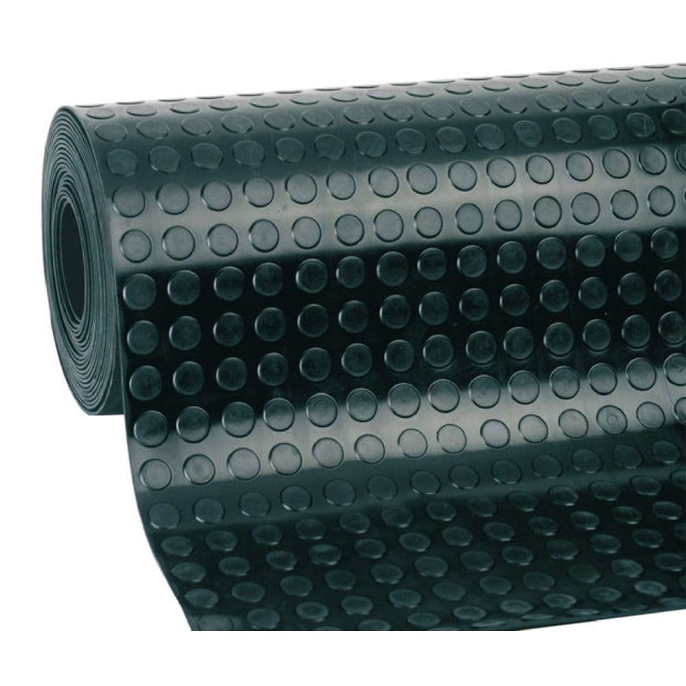 ALFOMBRA CAUCHO-GOMA CÍRCULOS 1,2 x 10 m