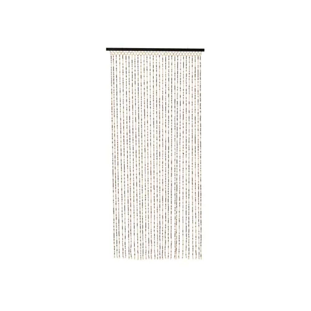 CORTINA PARA PUERTA DE BAMBÚ COLOR MARRÓN 90 x 200 cm
