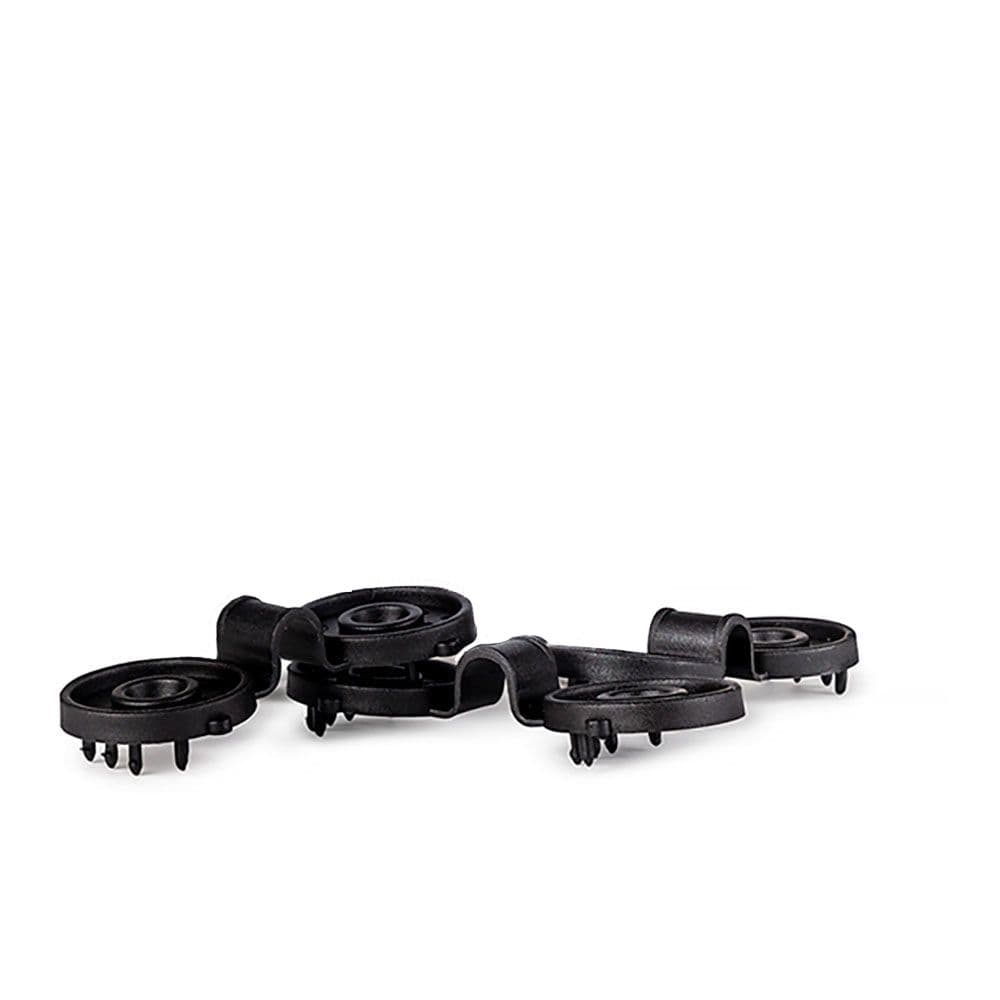 PINZAS PARA MALLA SOMBREO, NEGRAS, 600 uds