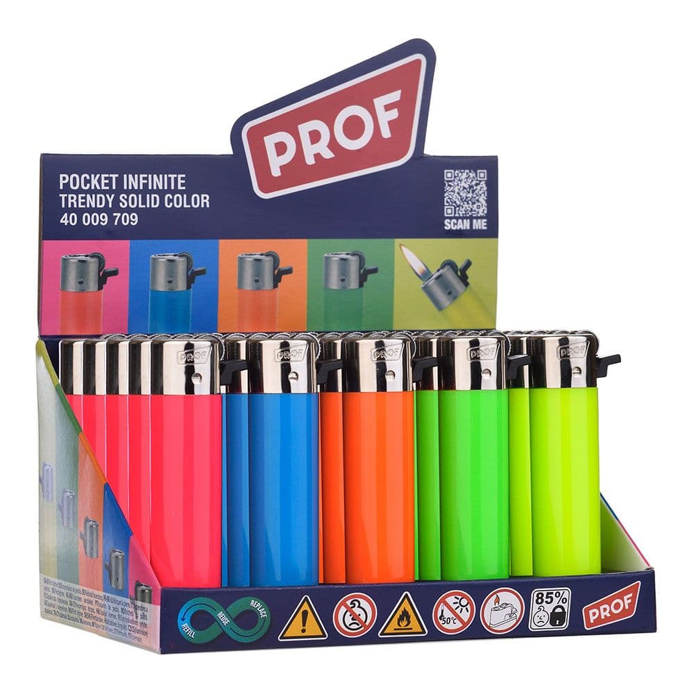 ENCENDEDOR DE PIEDRA, COLORES SURTIDOS FLUOR