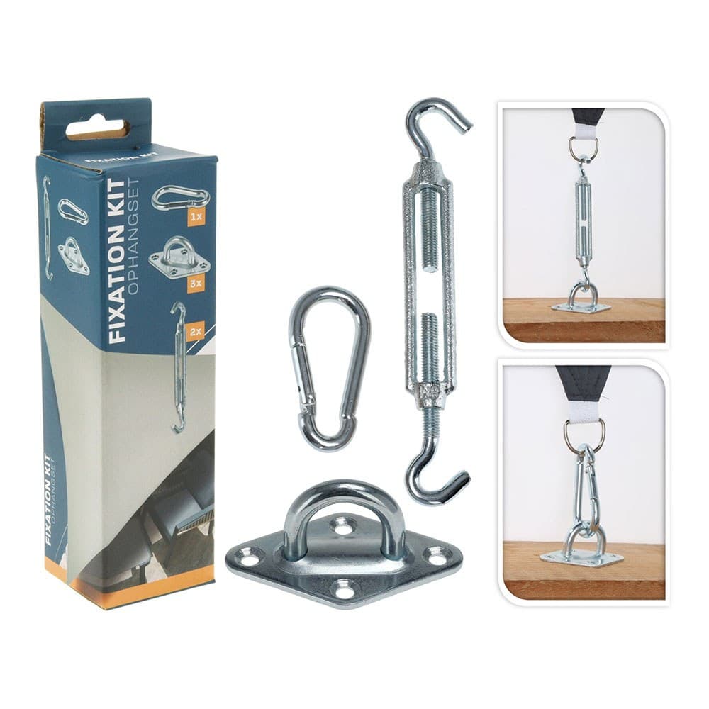 ACCESORIOS PARA ANCLAJE DE TOLDOS VELA, 6 PIEZAS
