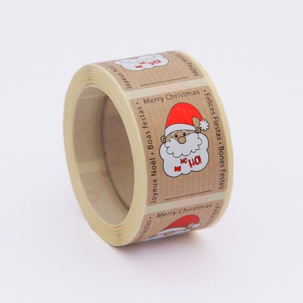 ETIQUETAS ADHESIVAS NAVIDAD, 250 UNIDADES, 45 x 35 mm