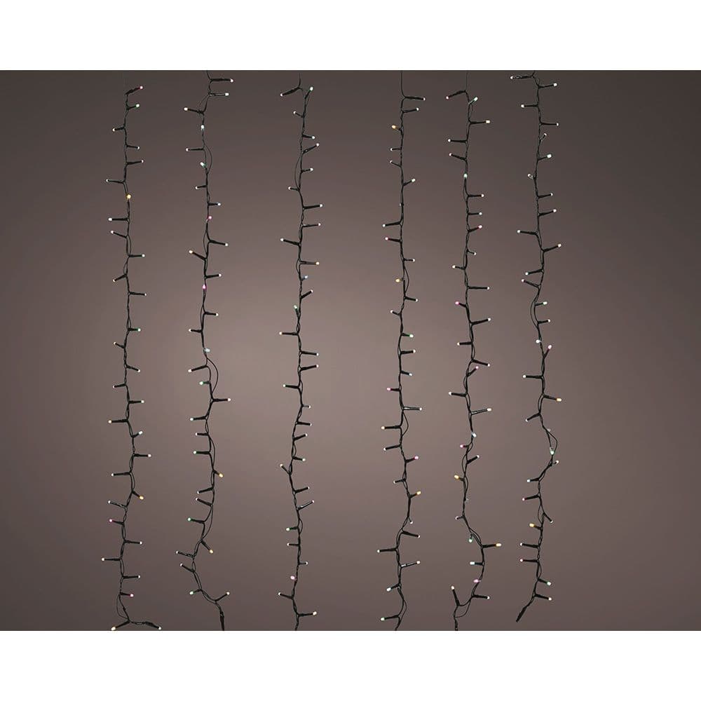 CORTINA LED PARPADEANTE, MULTICOLOR SUAVE, 3,75m