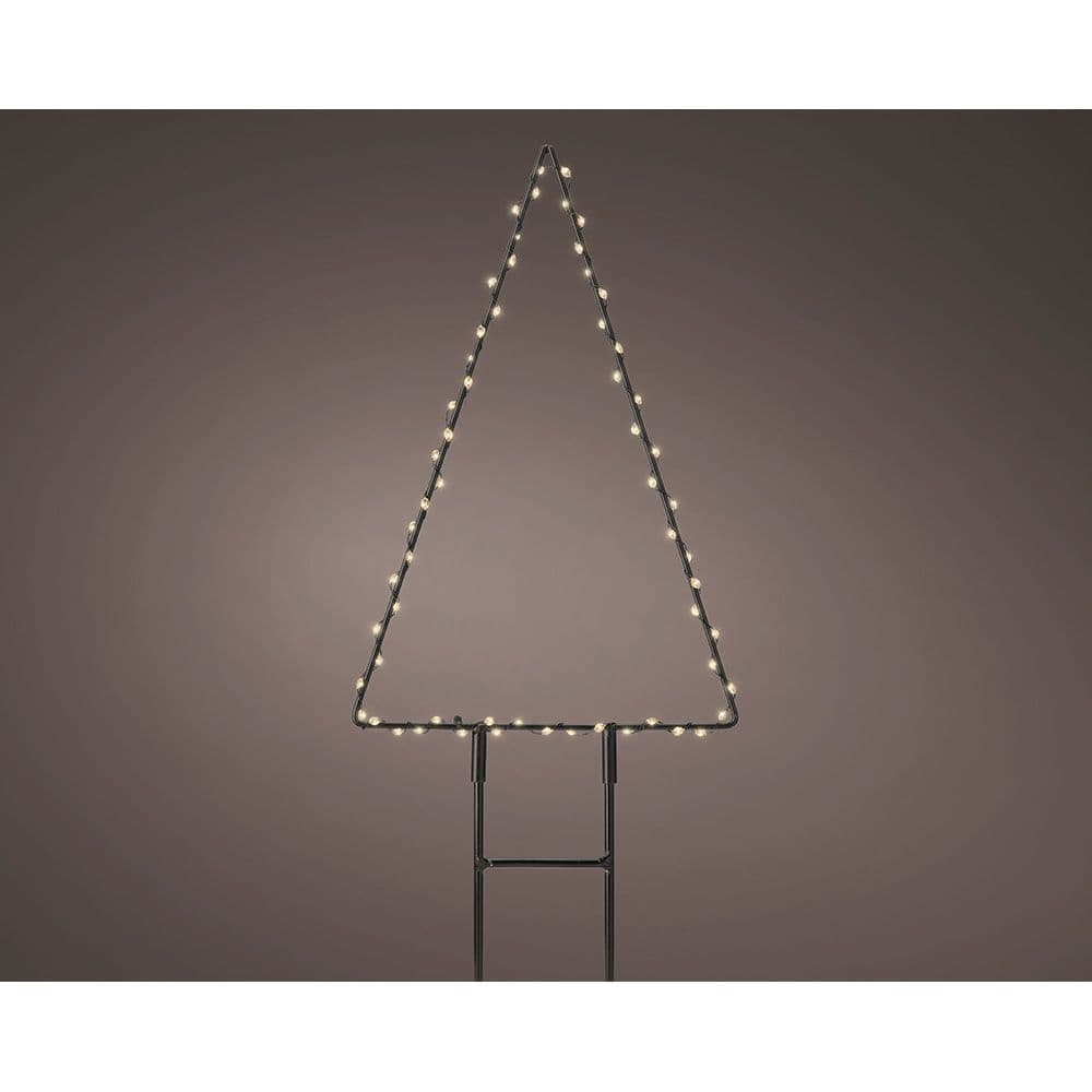 ESTACA MICROLED EN FORMA DE PINO PARA EXTERIOR 18 x 0,6 x 27cm