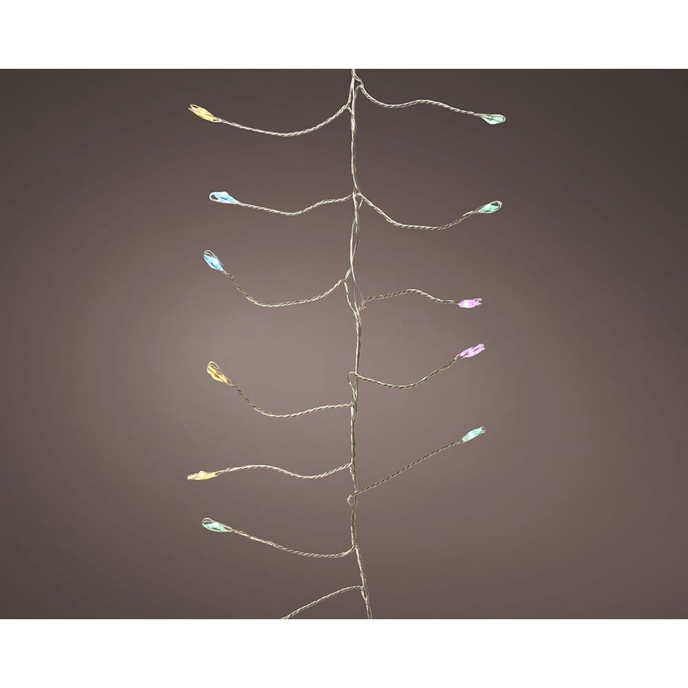 GUIRNALDA MICROLEDS PARPADEANTE, 480 LEDS, MULTICOLOR SUAVE