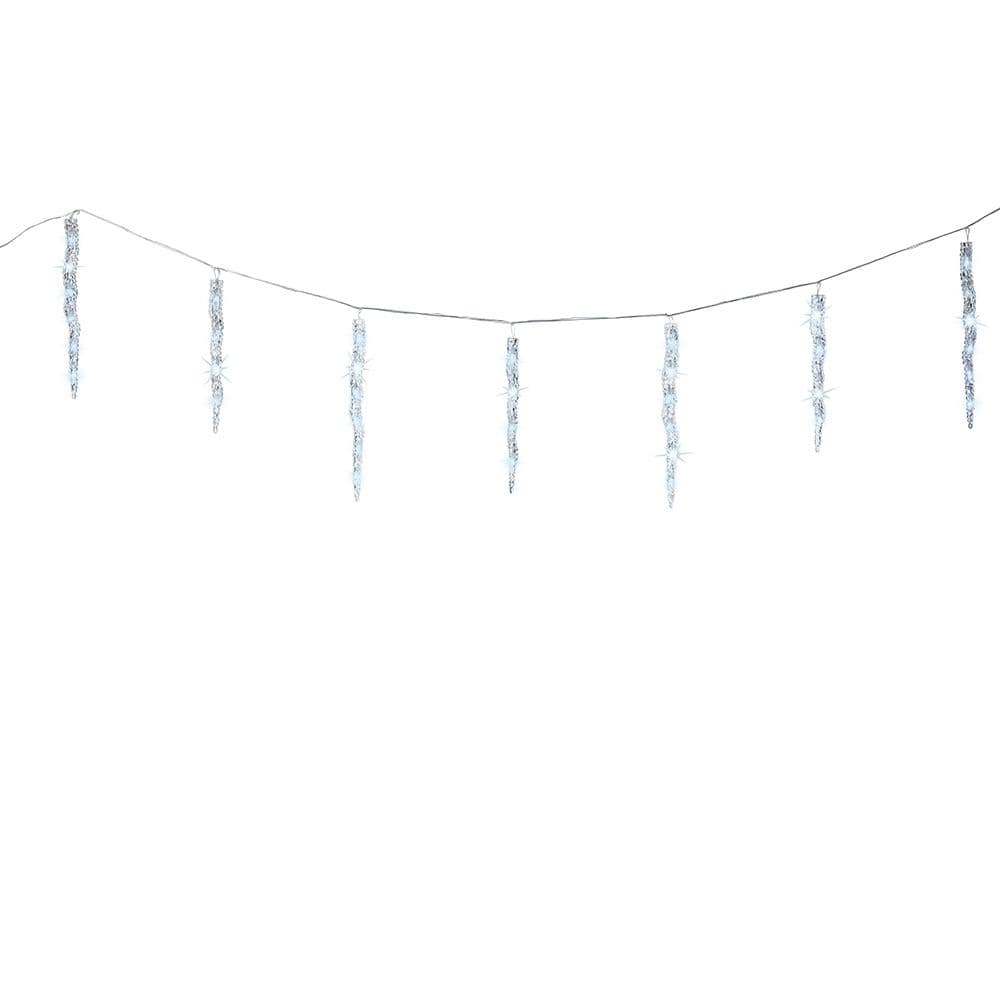 CORTINA LED CARÁMBANOS 60 LEDS, LUZ FRÍA, EXTERIOR, 3,6 m