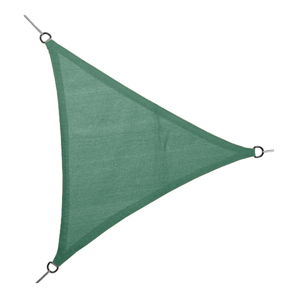 TOLDO VELA TRIANGULAR VERDE 5 x 5 x 5 m