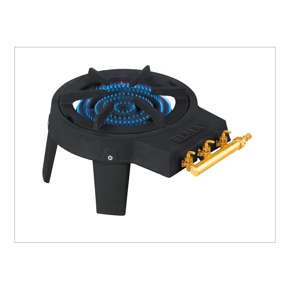 HORNILLO A GAS DE HIERRO FUNDIDO TRIPLE VÁLVULA, 9 Kw, CLASSIC, 40 x 30 x 19 cm