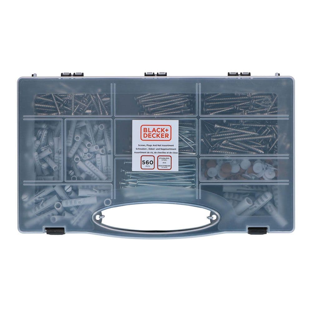 TACOS / TORNILLOS / CLAVOS, 560 PIEZAS