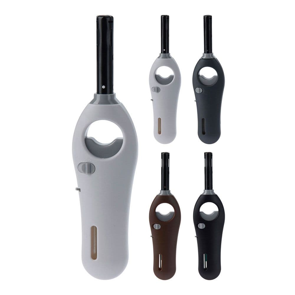 MECHERO ELECTRÓNICO RECARGABLE, CON BLOQUEO, COLORES SURTIDOS