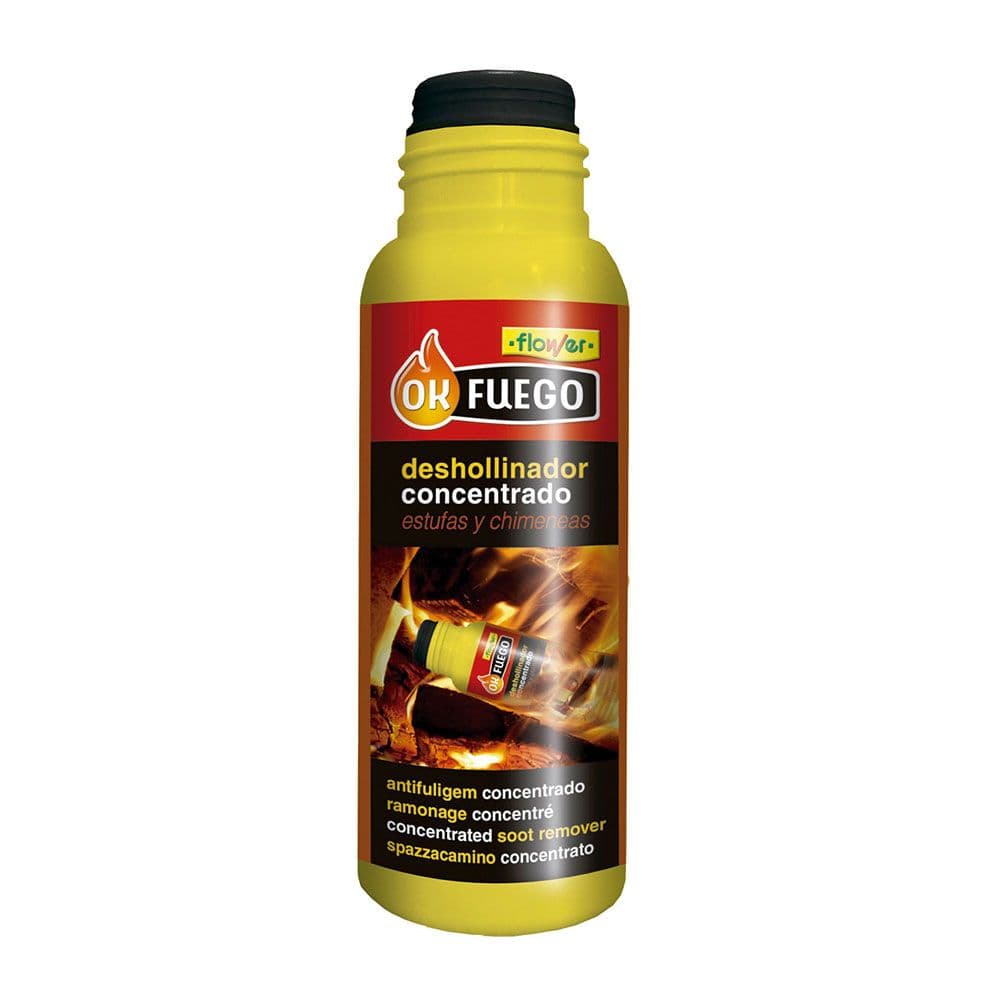 OKFUEGO DESHOLLINADOR CONCENTRADO PARA ESTUFAS Y CHIMENEAS 250 g