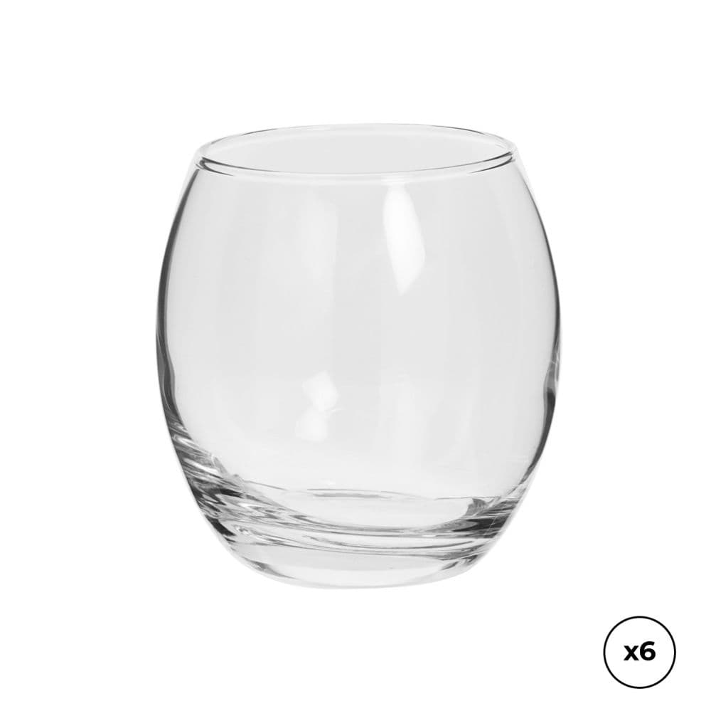 VASOS AGUA CESARI 400 ml, 6 uds