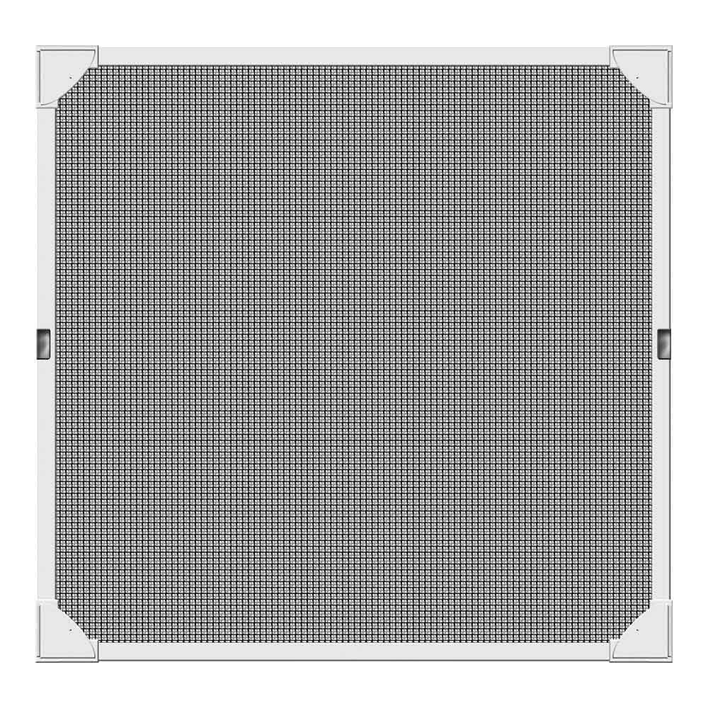 MOSQUITERA CON MARCO MAGNÉTICO, BLANCA, 120 x 120 cm