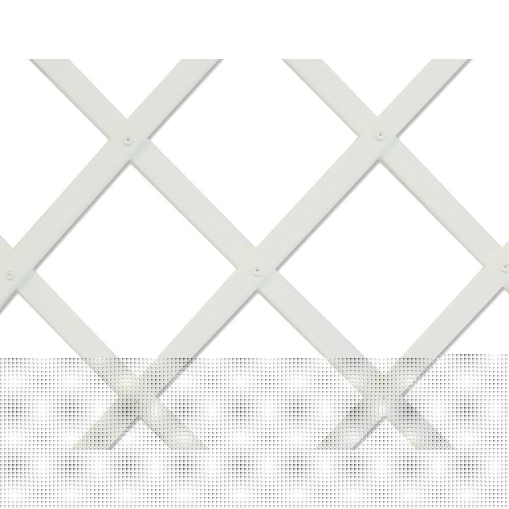 CELOSIA DE PLASTICO 0,5 x 1,5 m COLOR BLANCO PERFIL DE LISTONES 22 x 6 mm
