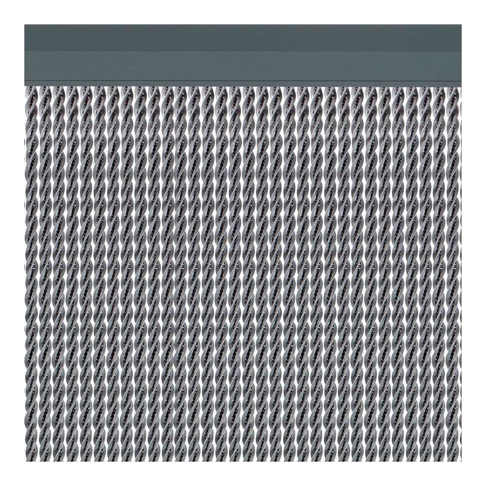 CORTINA PARA PUERTA MODELO MANACOR COLOR PLATA 90 x 210 cm