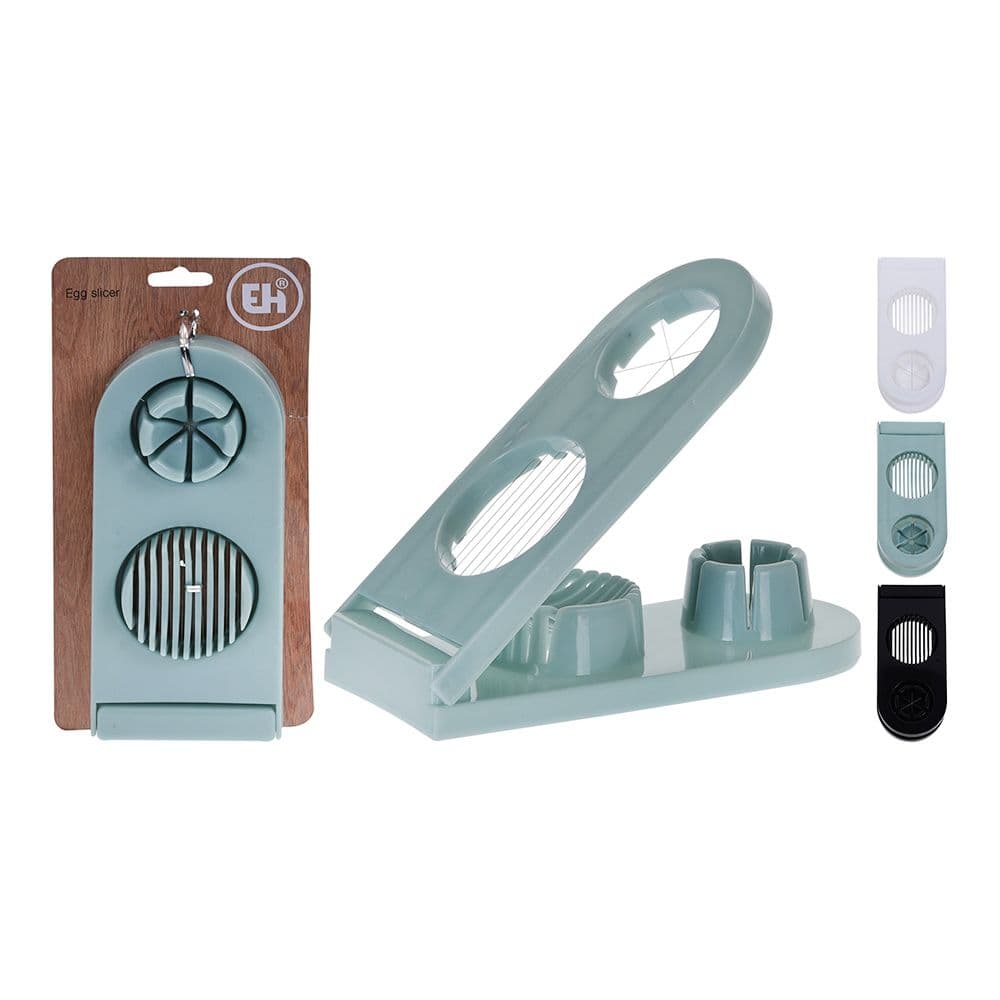 CORTAHUEVOS 2 FUNCIONES 21 cm COLORES SURTIDOS