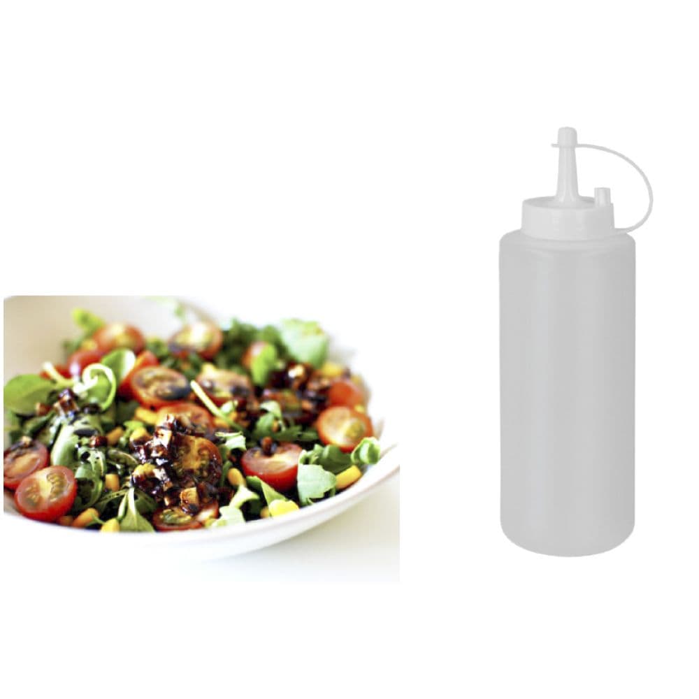 BOTELLIN PARA SALSAS DE PLÁSTICO 370 ml