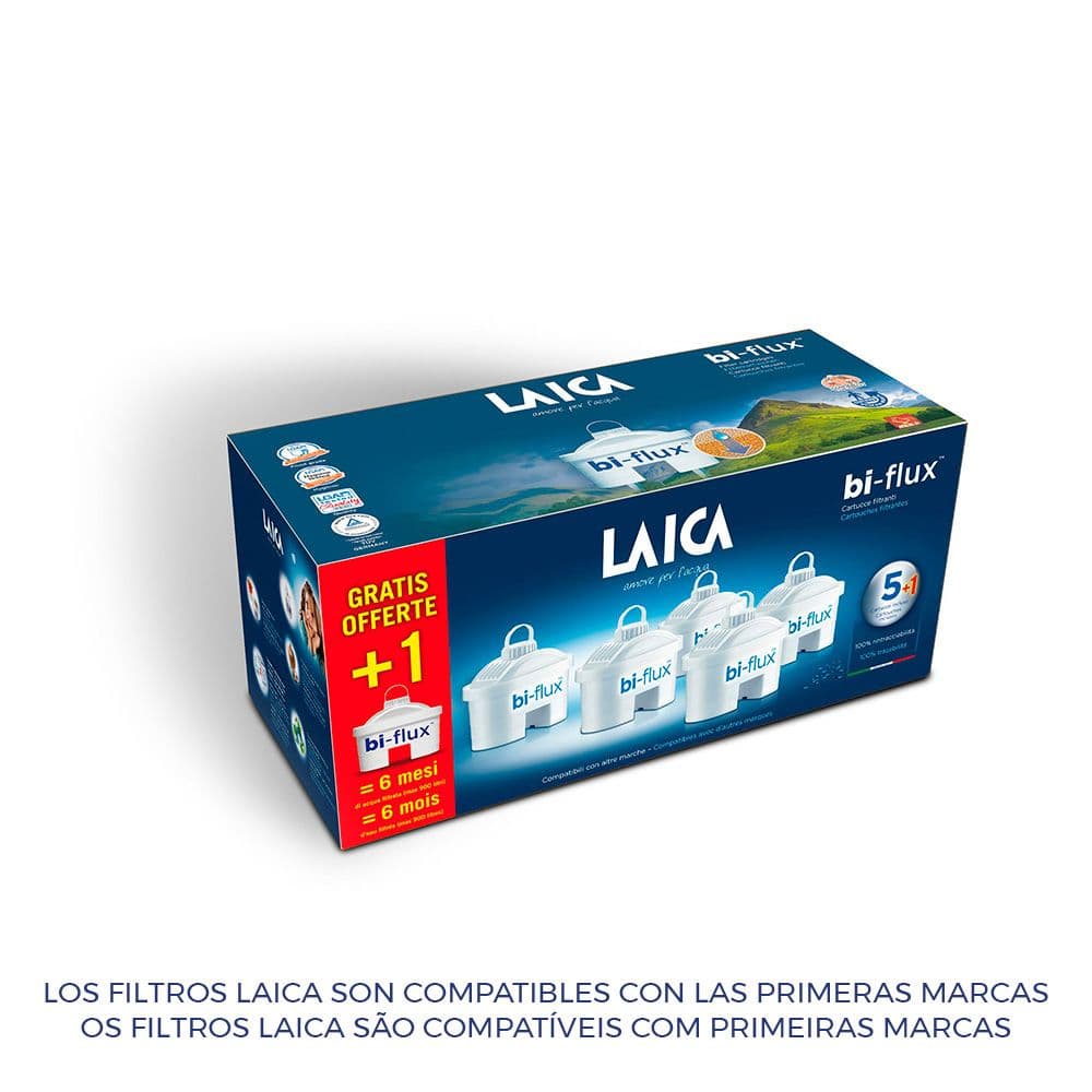 PACK FILTROS 5 + 1 LAICA F6S