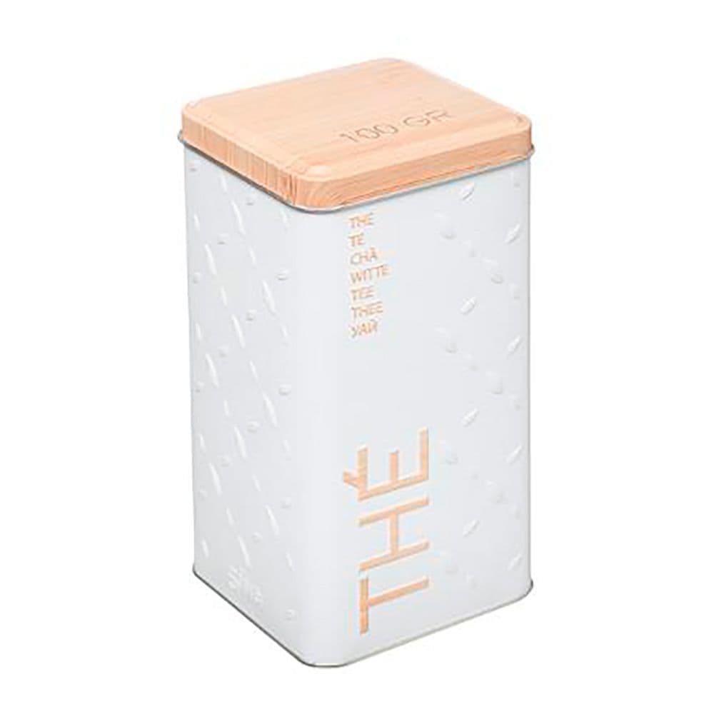 CAJA METÁLICA MODELO SCANDI NATURE PARA TÉ 100 g