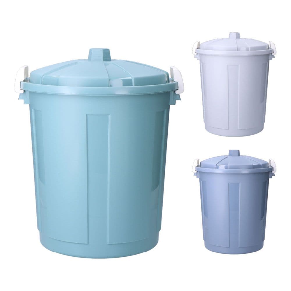 CUBO CON TAPADERA HERMÉTICA COLORES SURTIDOS Ø29 x 34 cm 21 l