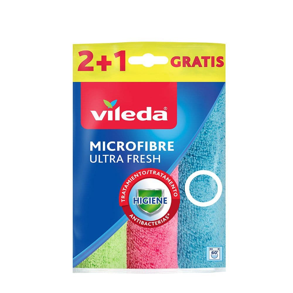 BAYETA MICROFIBRA ULTRAFRESH 2 + 1 uds