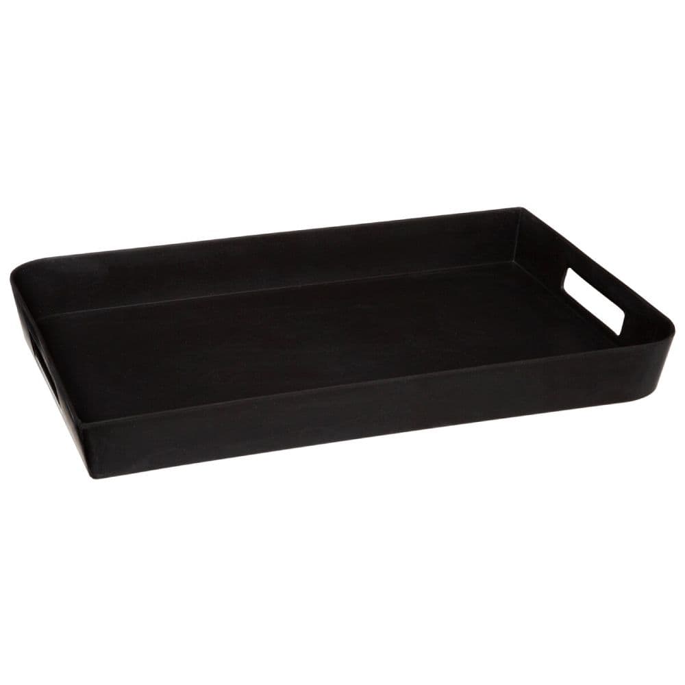 BANDEJA DE MELAMINA NEGRA COLECCION NOIR KITCHEN 45 x 30 cm