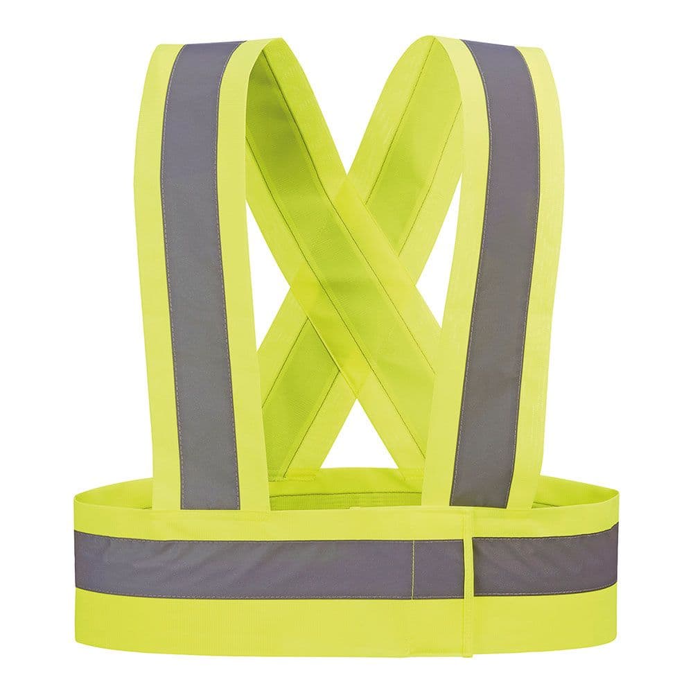 TIRANTES DE ALTA VISIBILIDAD COLOR AMARILLO FLUOR HVT TALLA XL