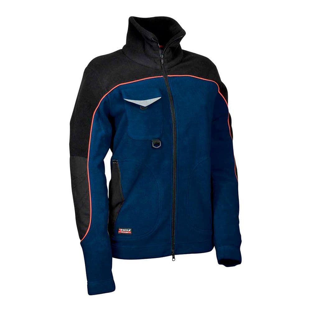 CAZADORA WOMAN FORRO POLAR RIDER AZUL MARINO NEGRO TALLA M
