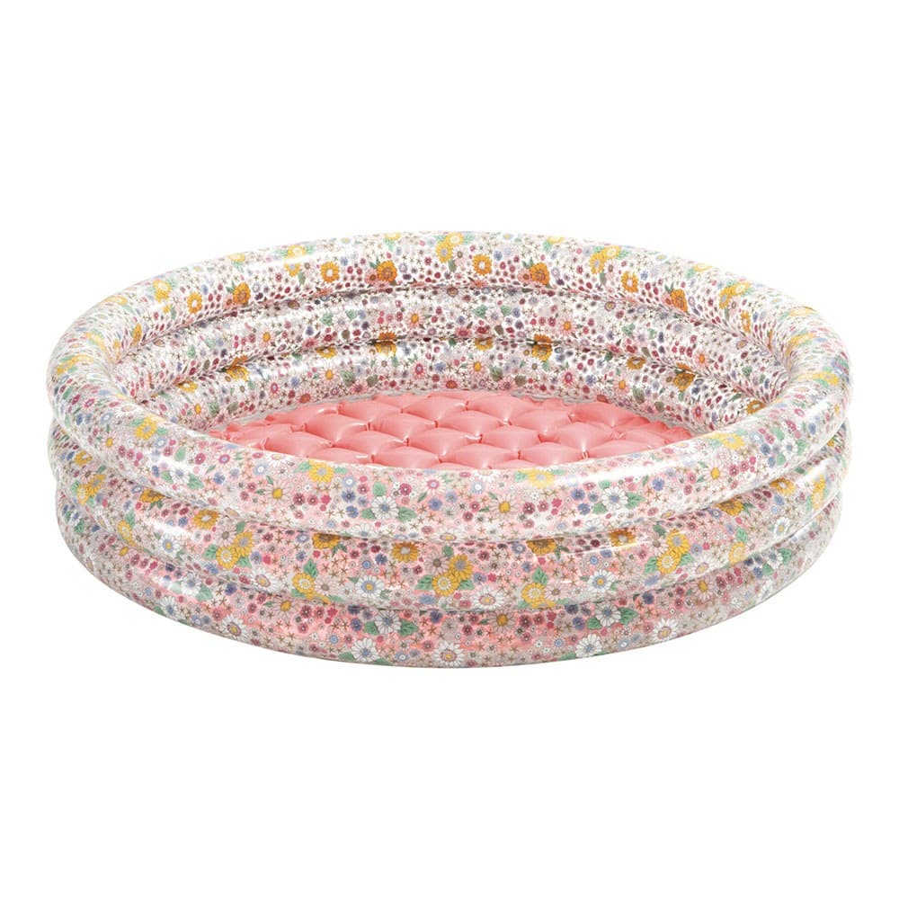 PISCINA HINCHABLE INFANTIL MODELO FLORES Ø86 x 25 cm