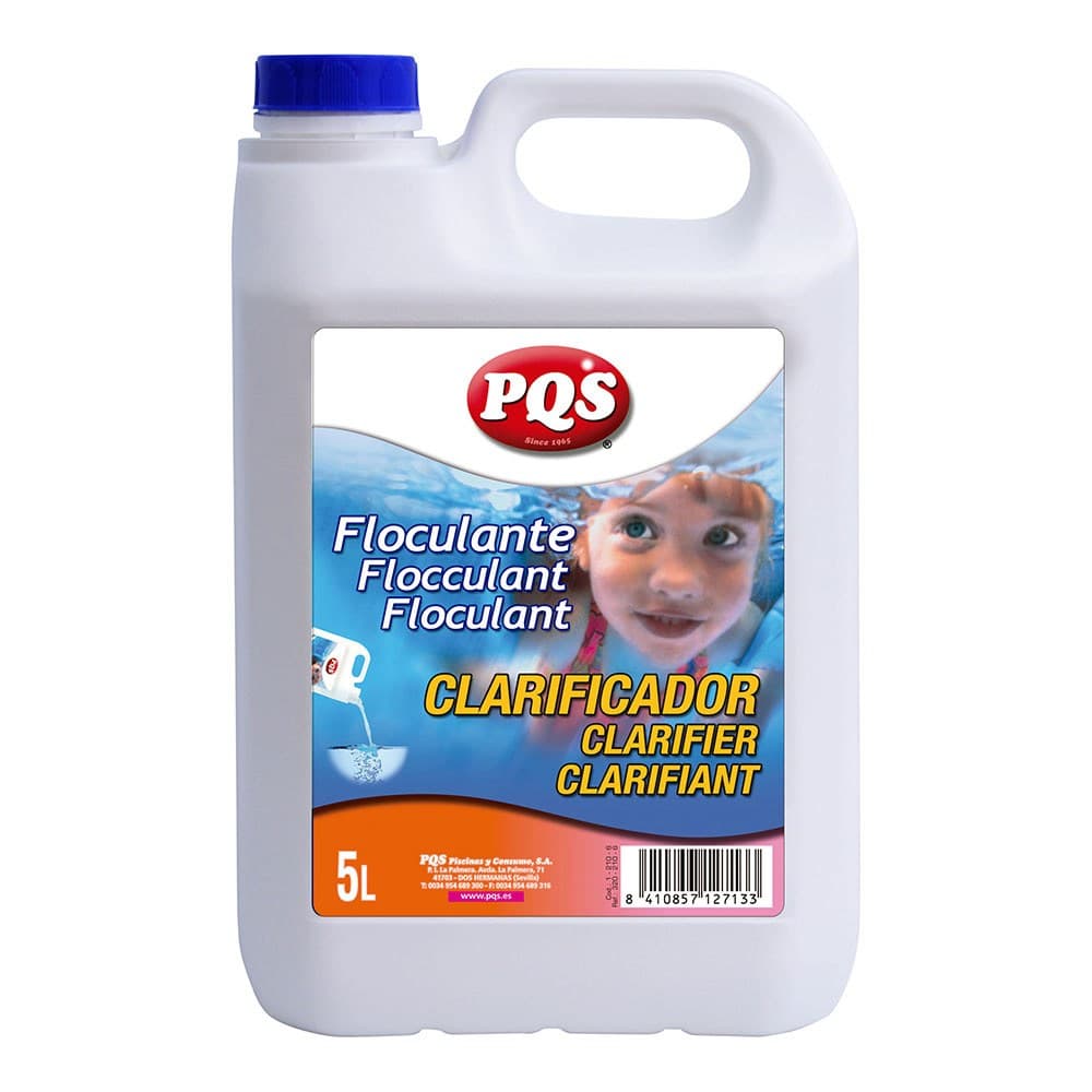 FLOCULANTE CLARIFICANTE LÍQUIDO, GARRAFA 5 L