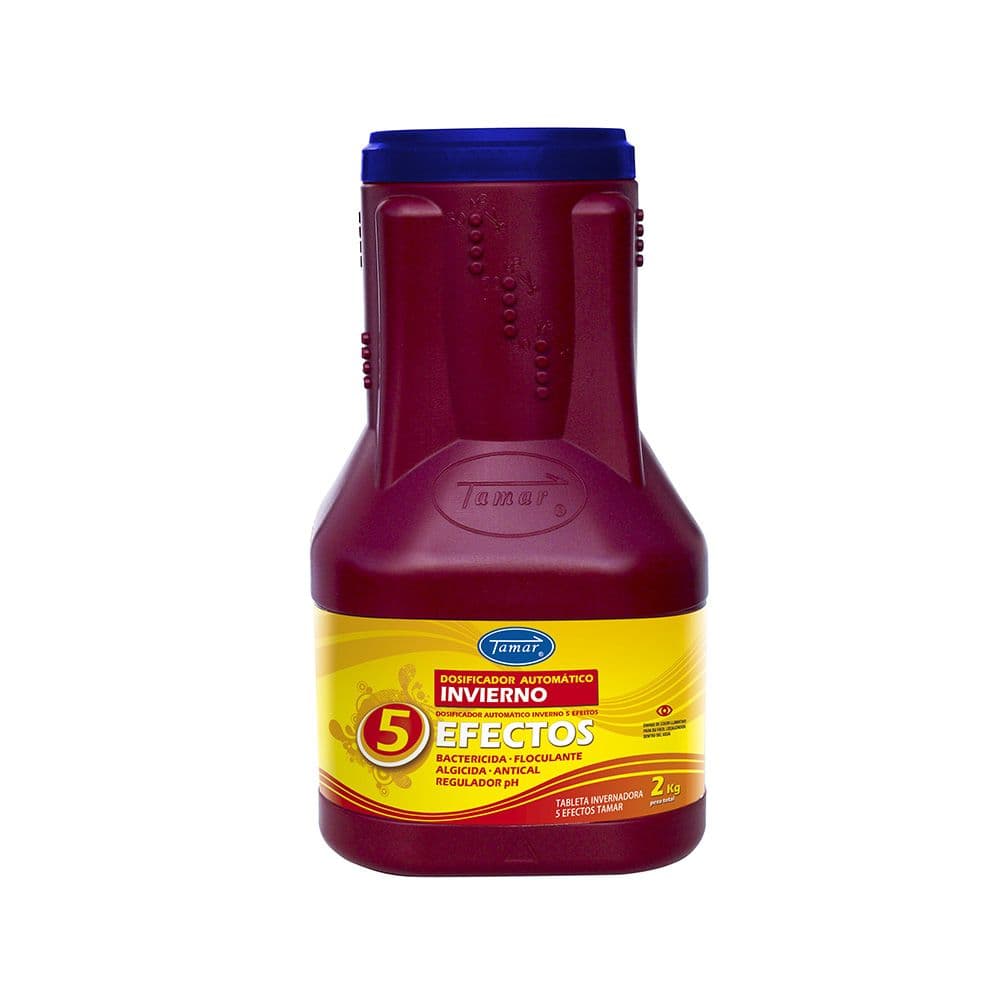 INVERNADOR 5 ACCIONES EN DOSIFICADOR AUTOMÁTICO FLOTANTE, 2 kg