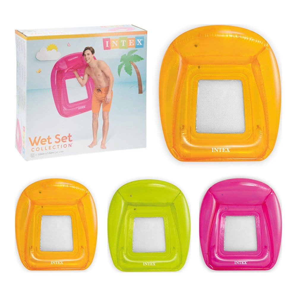 SILLÓN HINCHABLE COLORES SURTIDOS 104 x 102 cm