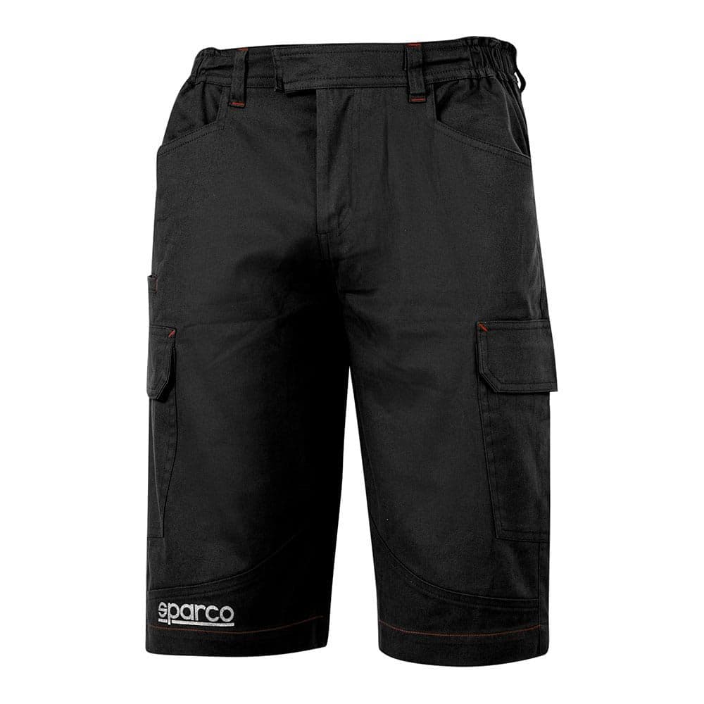 PANTALÓN BERMUDA CARGO NEGRO TALLA-L 02410NR3L