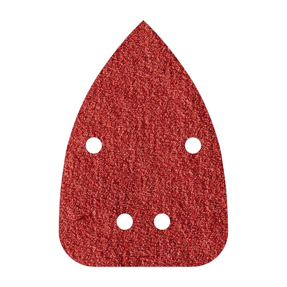 HOJAS DE LIJAR ADHESIVAS DE CORINDÓN PERFORADAS 96 x 136 mm, GRANO 240, PACK 10 uds