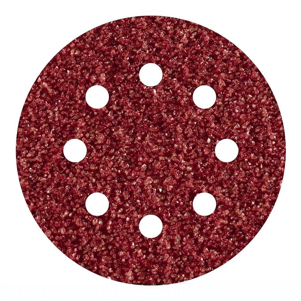 DISCOS ADHESIVOS DE LIJAR CORINDÓN, Ø125 mm, GRANO 60, SET 5 uds