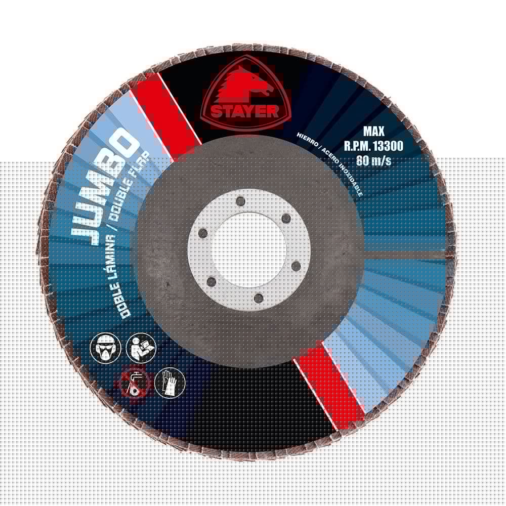 DISCO DOBLE LÁMINA PROCER 115 mm GRANO 40