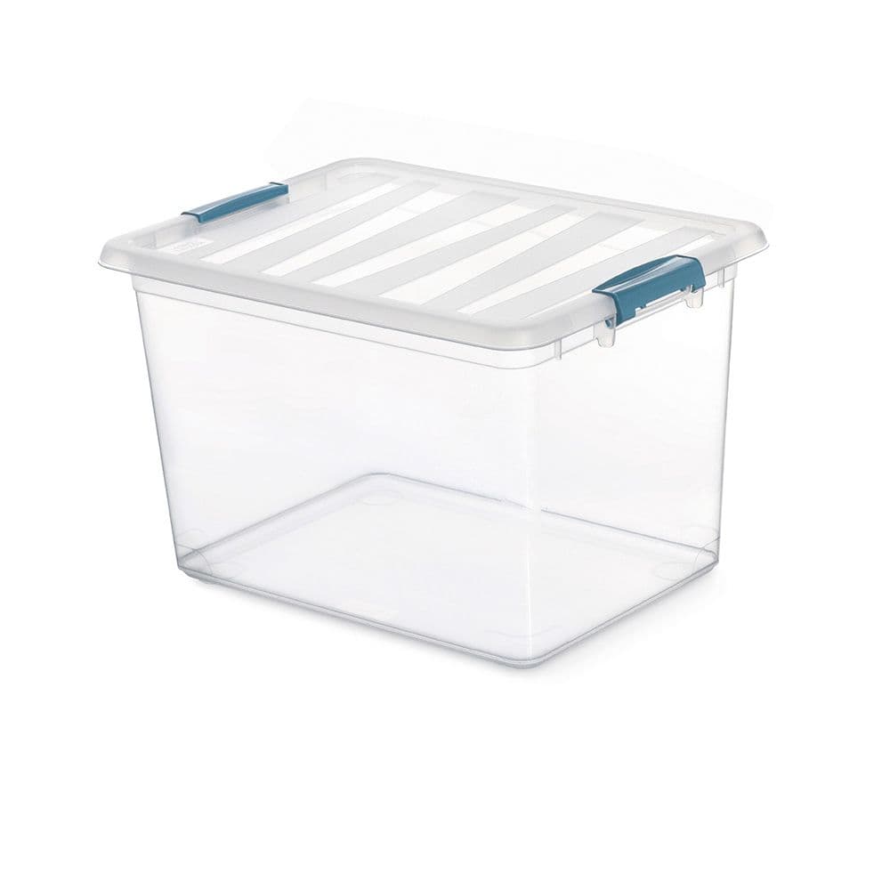 CAJA KATLA TRANSPARENTE 20 L CON ASAS ERGONOMICAS 39 x 29 x 25,5 cm