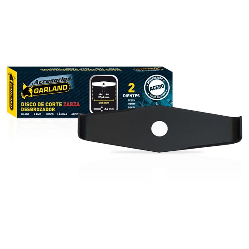 DISCO DE CORTE ZARZA PARA DESBROZADOR 255 x 25,4 x 3 mm