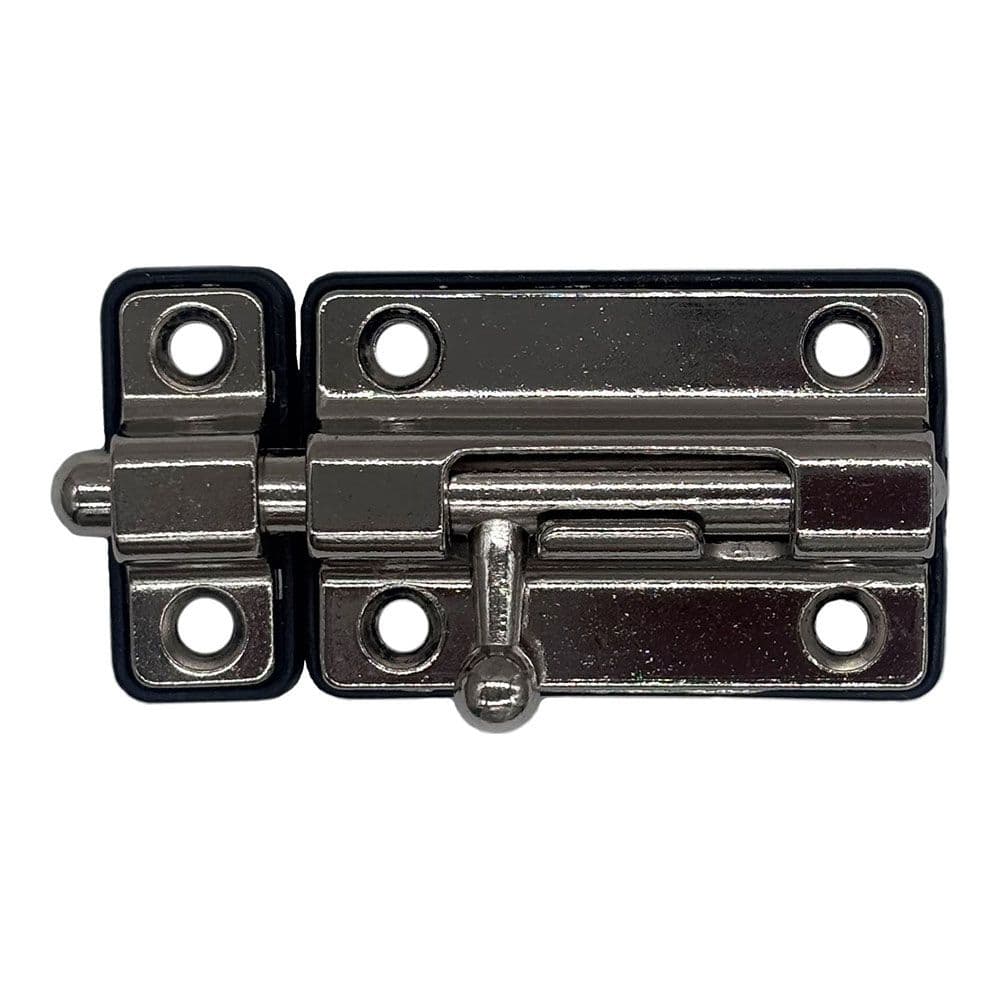 PASADOR CERROJO BASE PLÁSTICA 35 mm CROMO