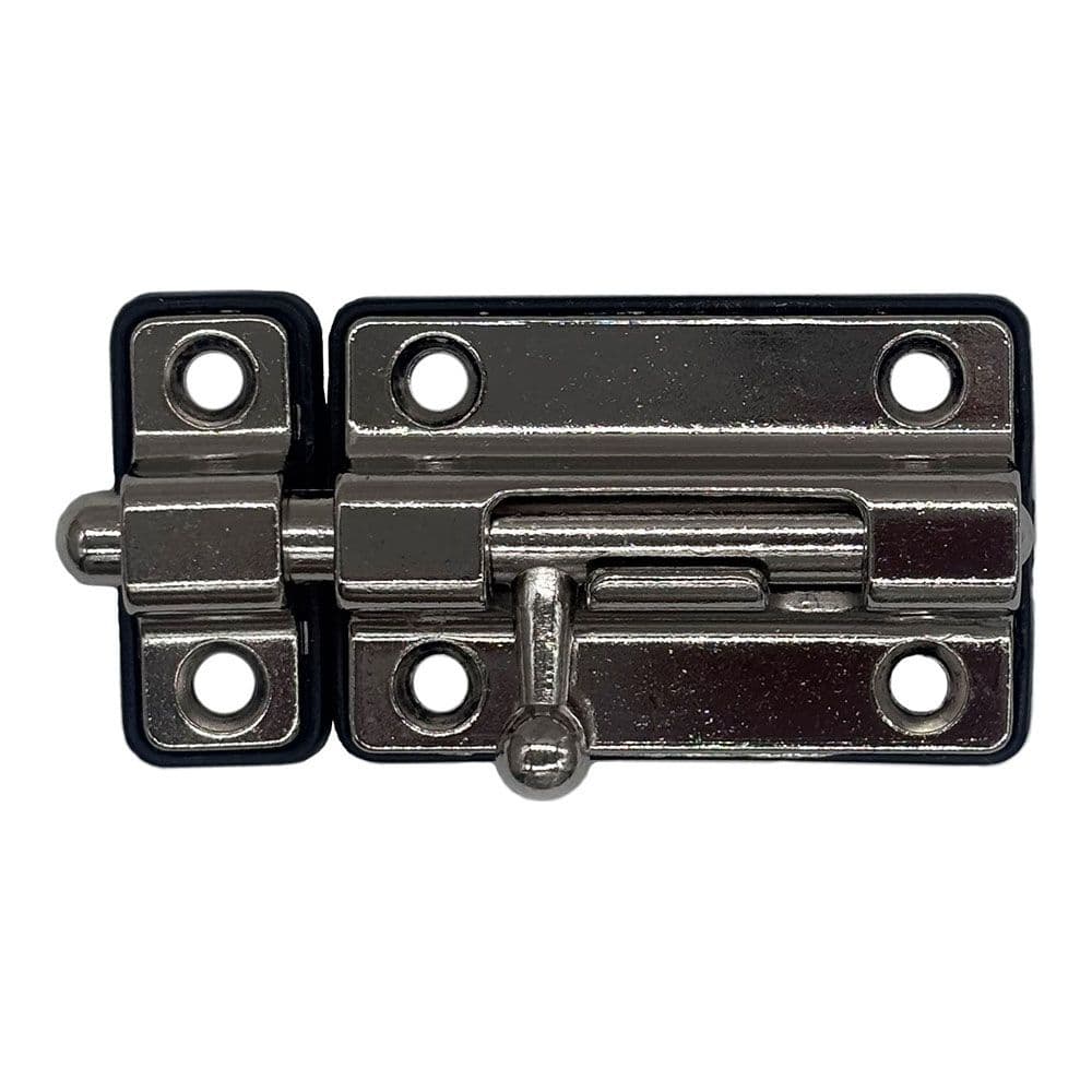 PASADOR CERROJO BASE PLÁSTICA 50 mm CROMO