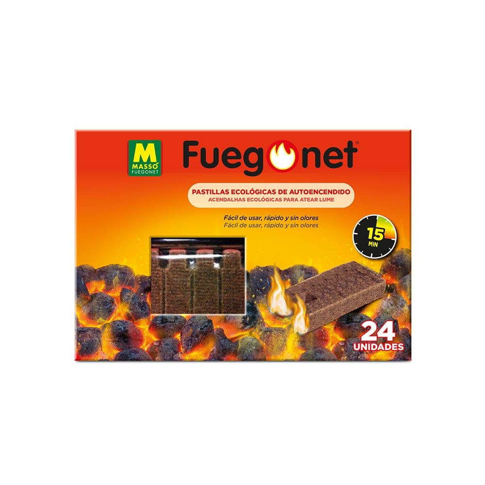 PASTILLAS DE ENCENDIDO ECOLOGICAS, 16 + 8 uds