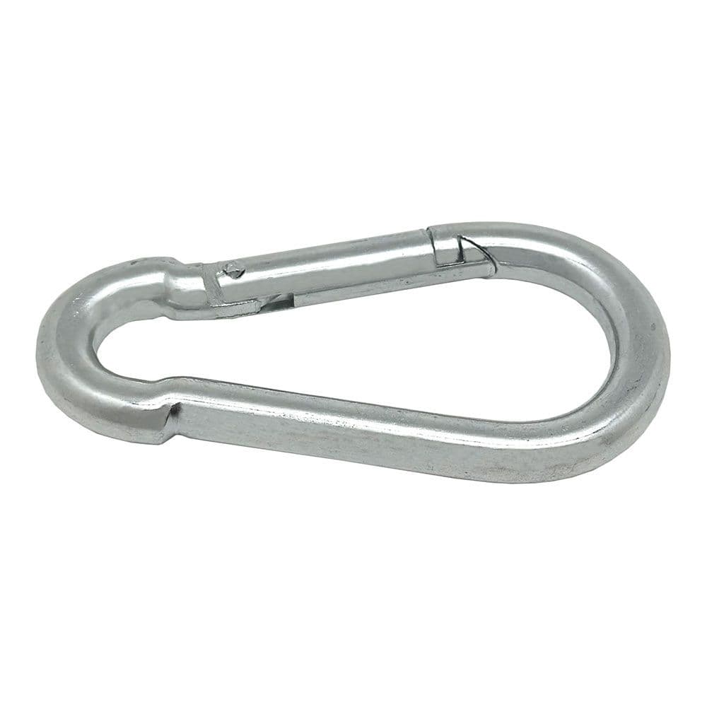 MOSQUETÓN BOMBERO, SIN SEGURO, MSQ01, ACERO GALVANIZADO, 5 x 50 mm. 2 unidades